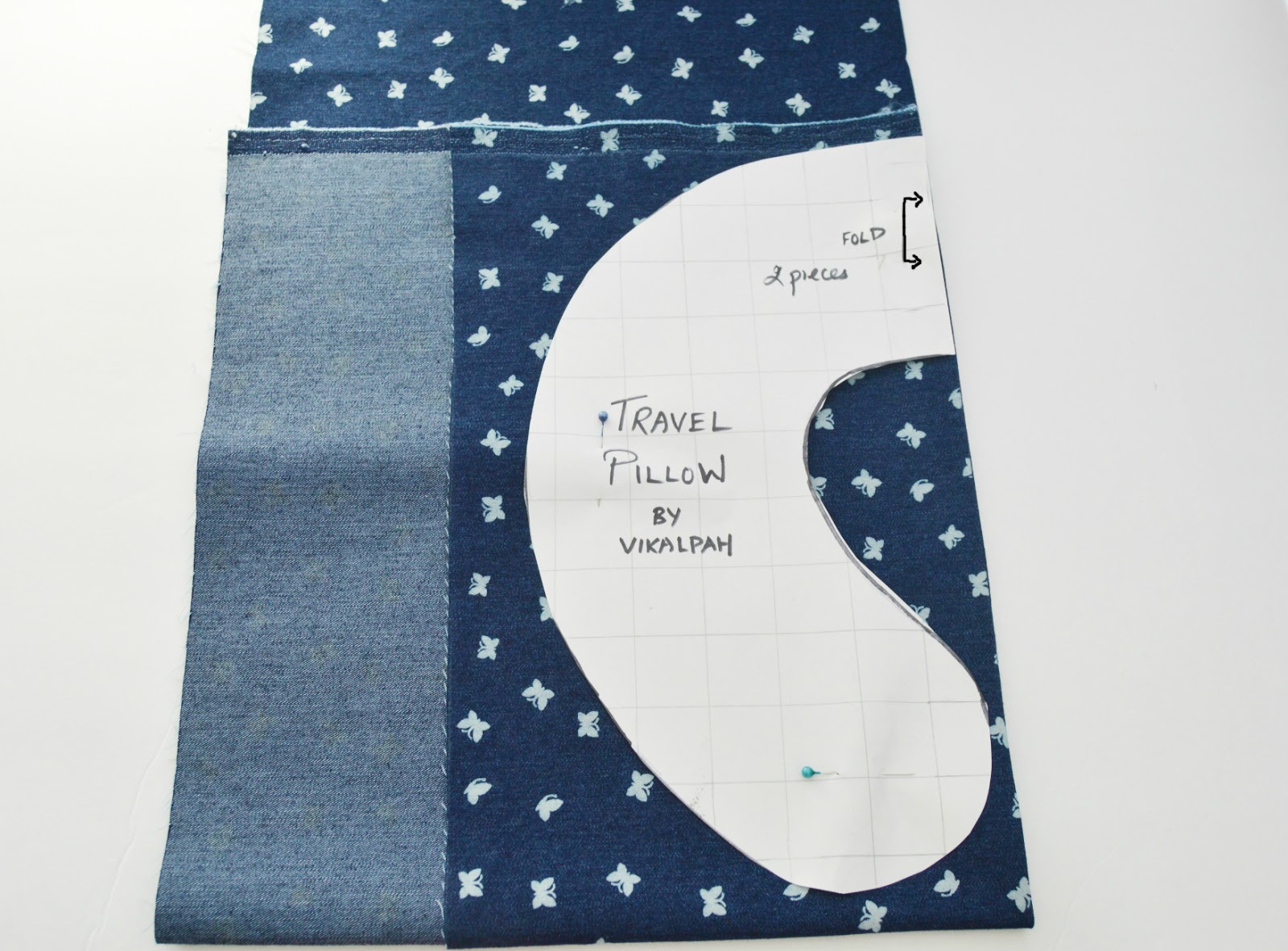 Vikalpah DIY Travel Pillow (DIY Pattern included)