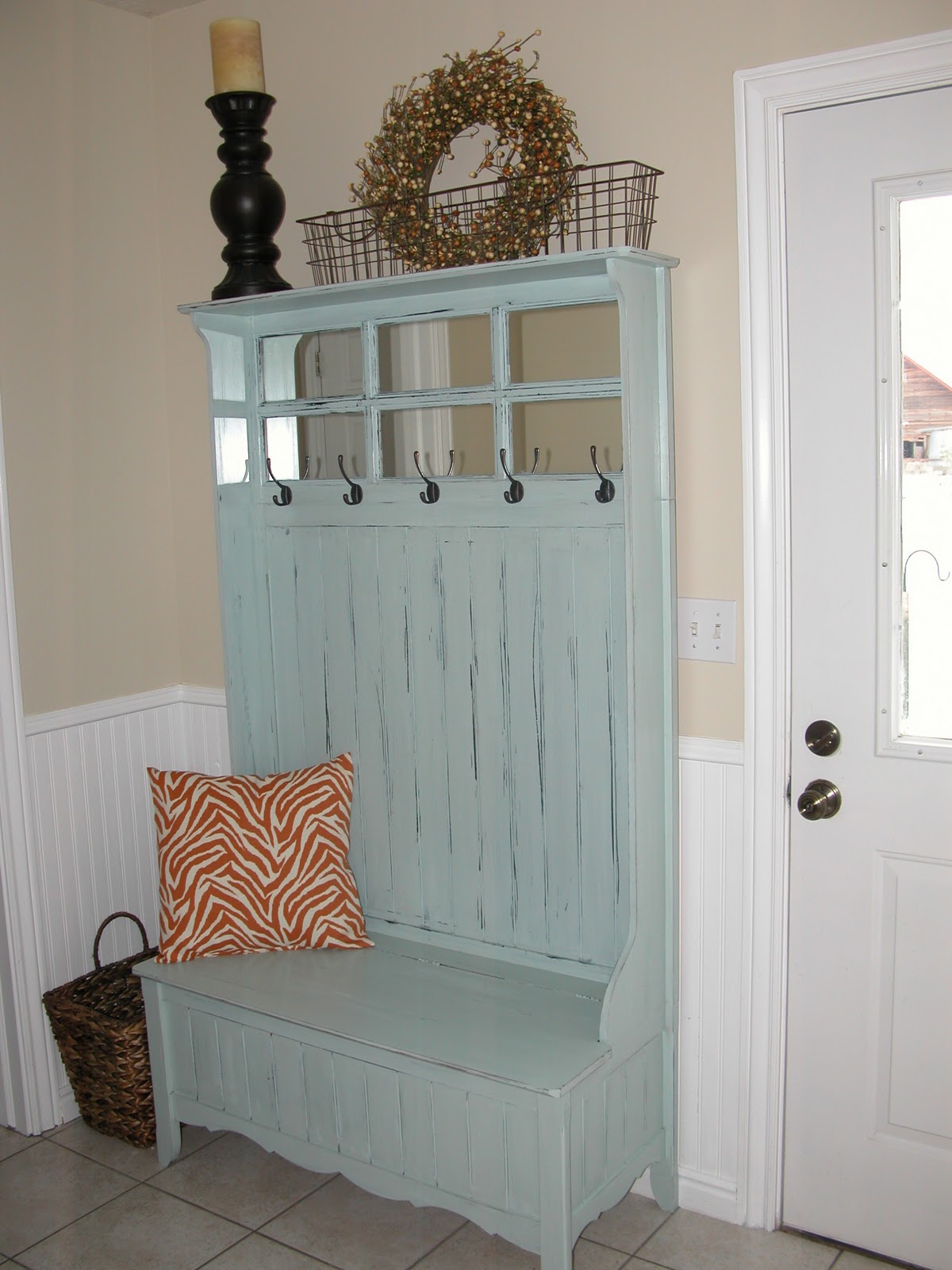 Oops!: Face Lift Before & After Hall tree and entry way!