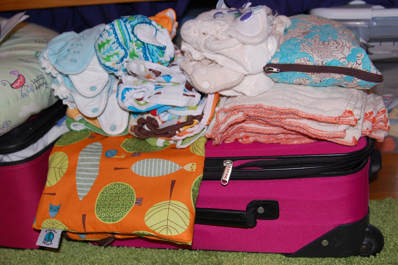 Nicki's Diapers Cloth Diapering From Day 1 Series Packing for the