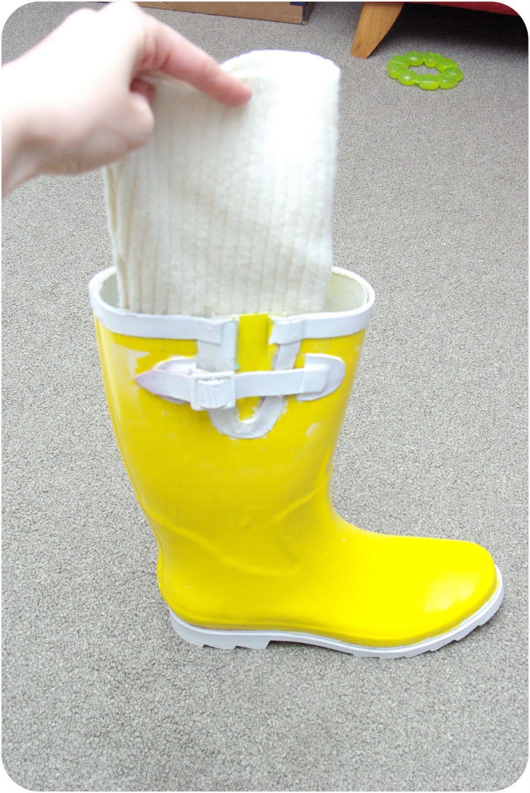 Rubber Boot Makeover DIY