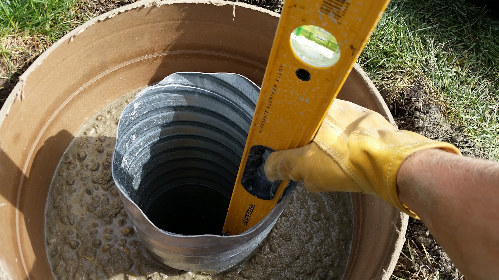 DIY Flagpole Foudnation Installation Instructions & Directions Tools