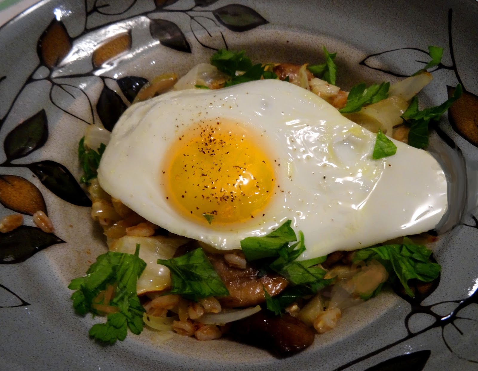 Dinner with Denise Farro with Roasted Mushroom, Fennel and Onion