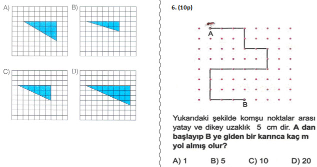 6. Sinif Matematik 2. Dönem 2. Yazılı Sınav Soruları 2013 - Ödevvar