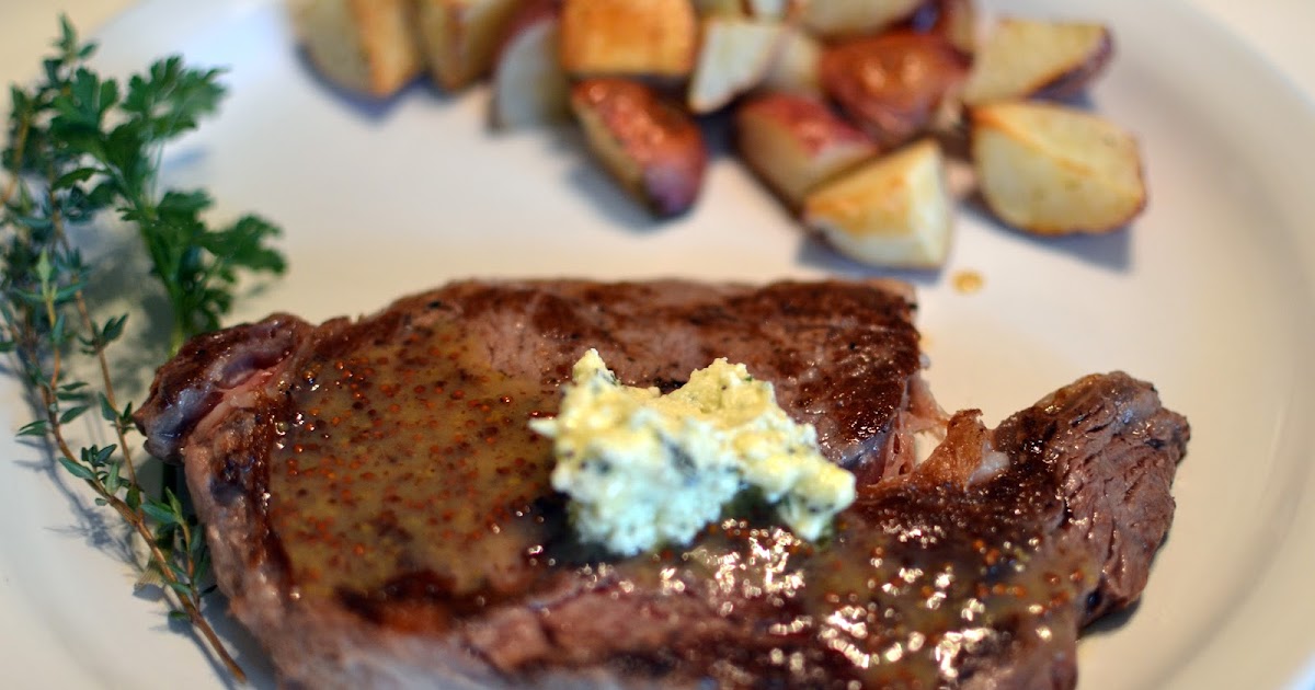 Candy Girl Ribeye Steaks with Goat Cheese & Lemon Honey Mustard Sauce
