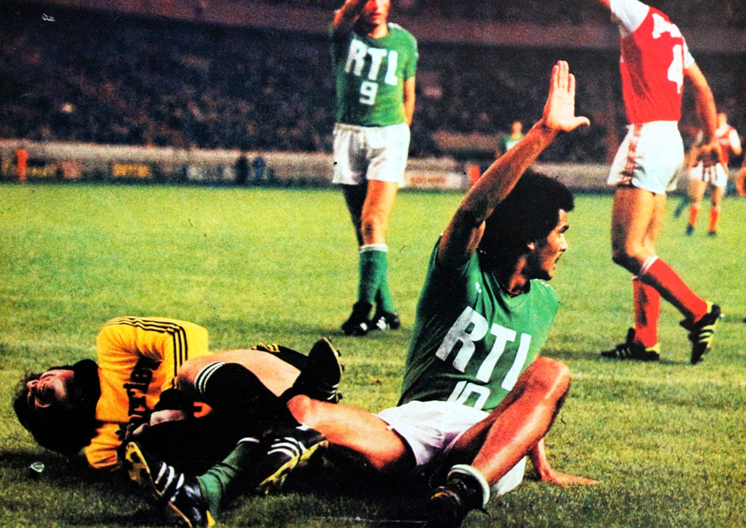 THE VINTAGE FOOTBALL CLUB Finale coupe de France 1977. STETIENNE