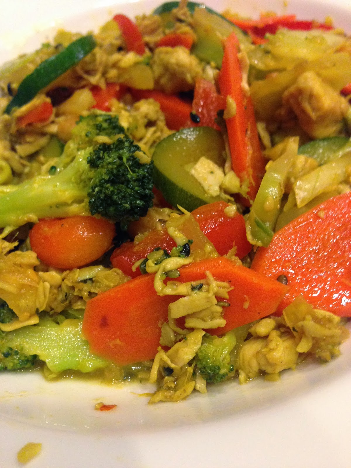 Heart Healthy Gourmet Cooking Veggie StirFry with Turkey Cutlets