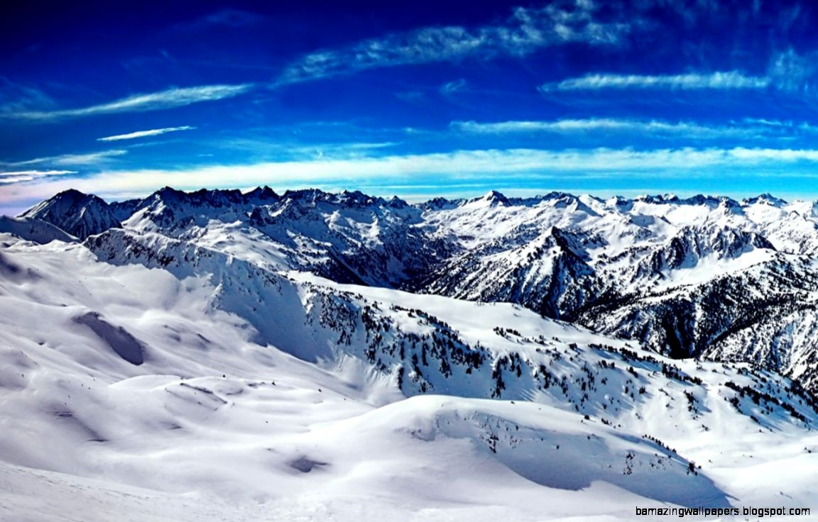 Beautiful scene of snow on the mountains   HD Wallpapers Beautiful scene of snow on the mountains   HD Wallpapers