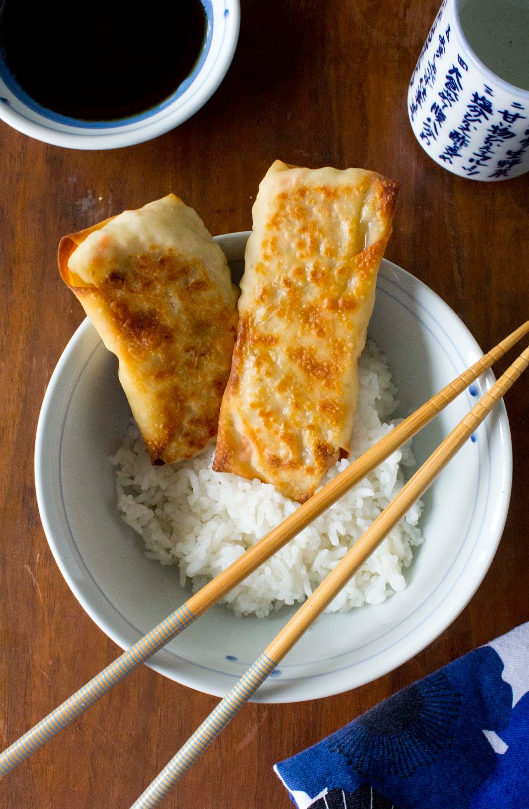 Easy Baked Chicken Egg Rolls (makes about 8) Cooking in Socks