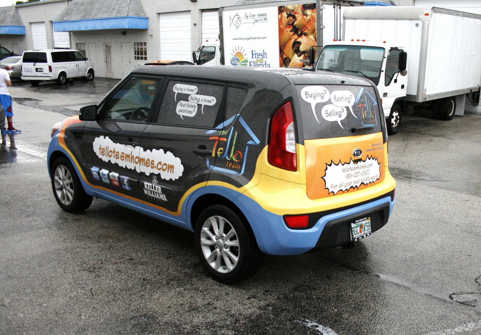 Pembroke Pines Real Estate Co Tello Team Homes Kia Soul Car Wrap by 3M