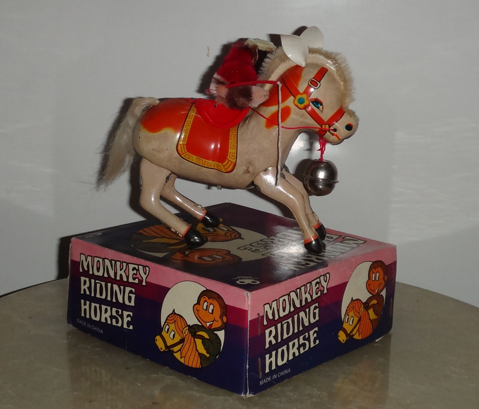"antiques collectibles asa" Monkey Riding Horse.