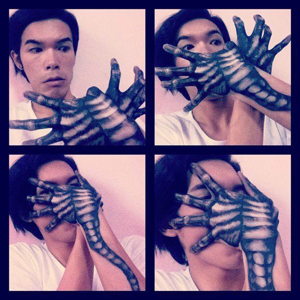 JIMSMASH ! ! ! NOYNEUNG MAKEUP FACEHUGGER HANDS