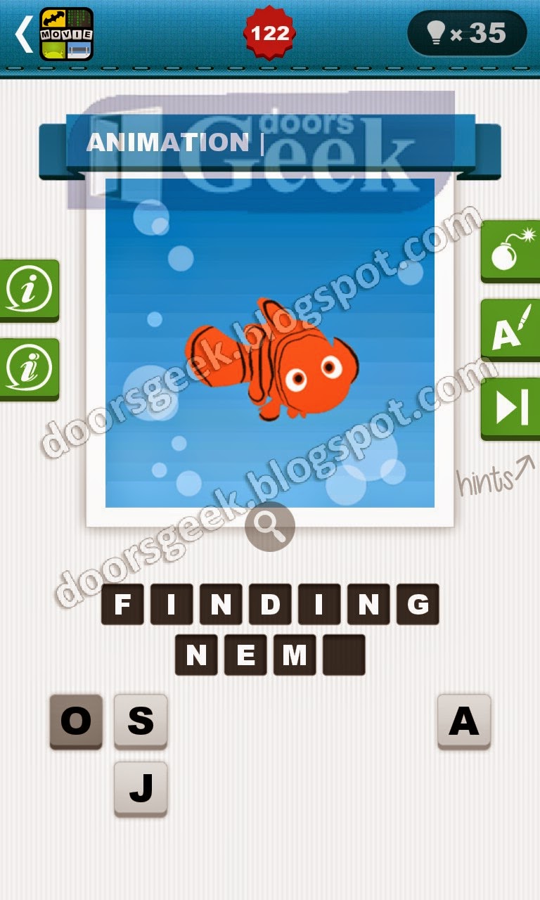 Movie Quiz Level 122 (bubble quiz games) Doors Geek