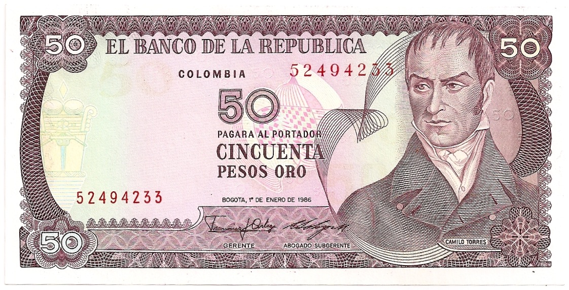 Billetes del Mundo: Colombia