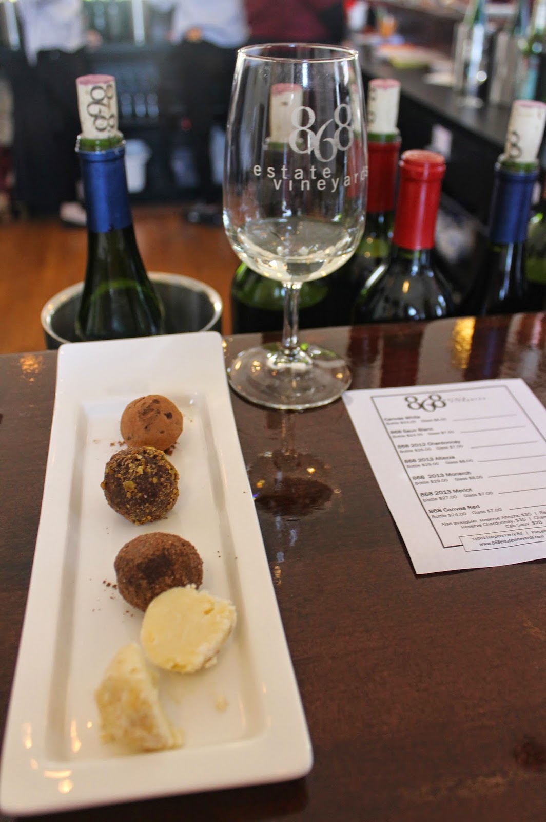 868 estate vineyards truffle tasting review