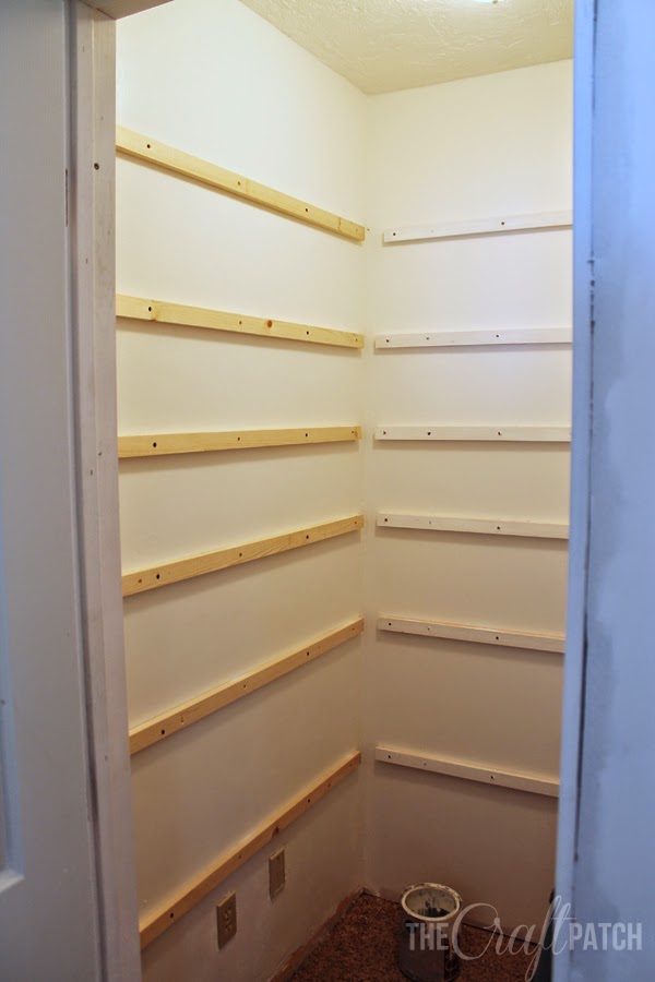 How to Build Pantry Shelving