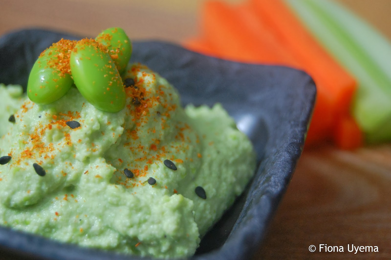 Fiona's Japanese Cooking Edamame hummus