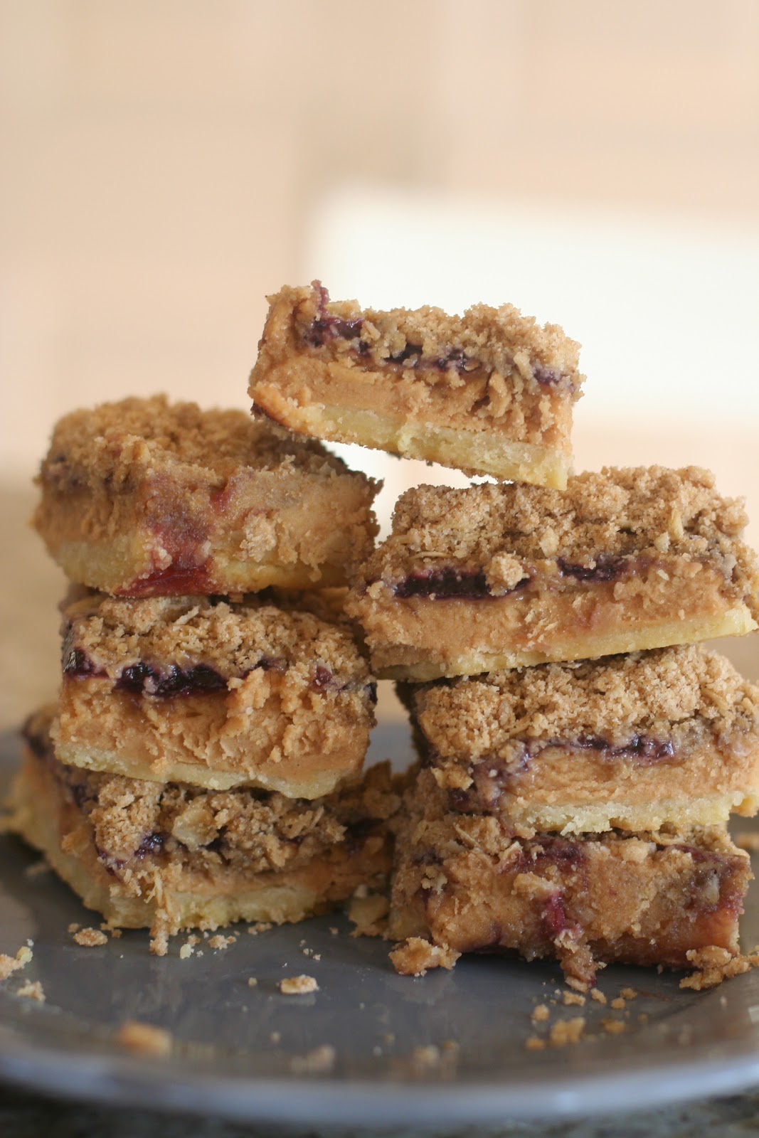 Suppers at Sunset Peanut Butter and Jelly Bars