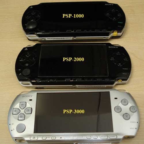 PSP 1000 VS PSP 2000 VS PSP 3000 PSP Lovers Indonesia
