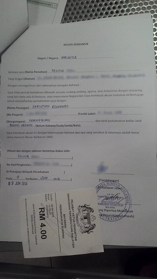 how to get single status in malaysia kl feliciazoe single status certificate form