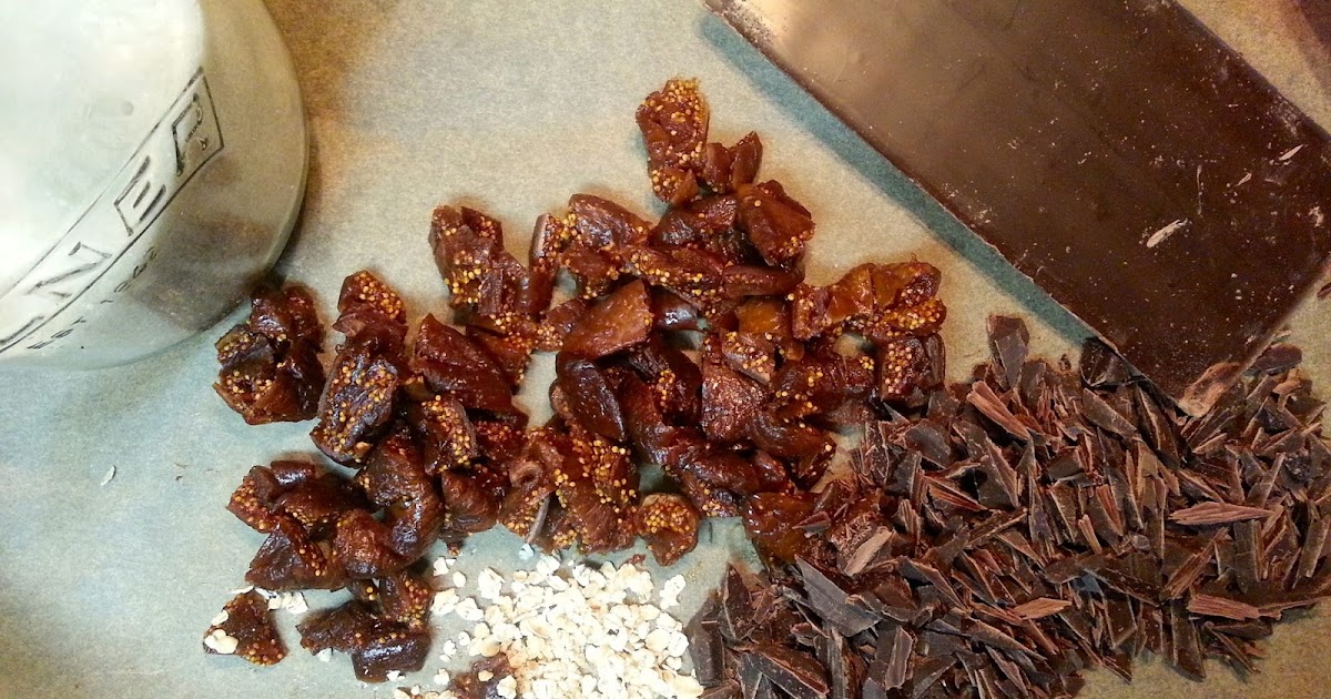 Chocolate Oatmeal Fig Cookies!
