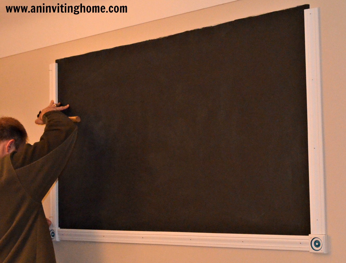 An Inviting Home How To Create Your Own Custom Chalkboard!