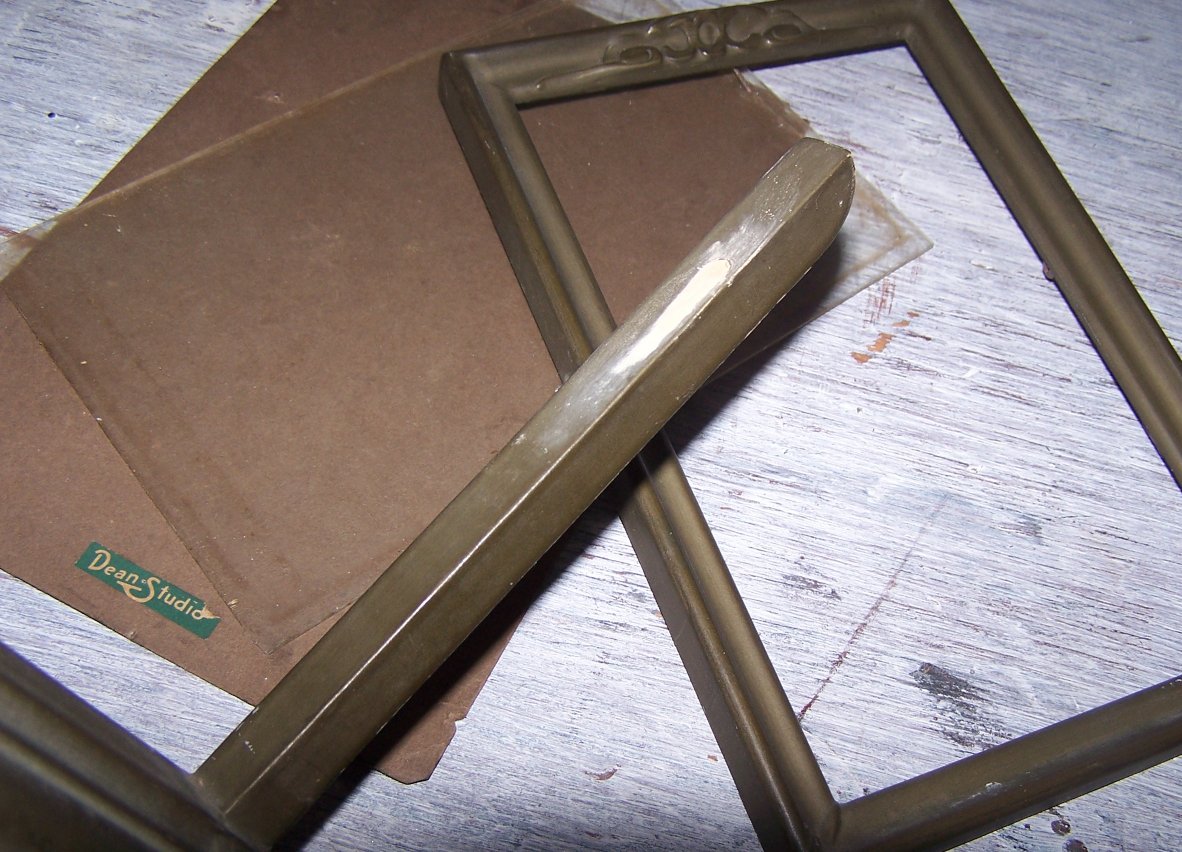 MuchADo About Some Things Antique Photo Frame Repair and Update