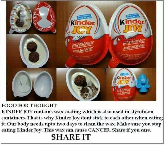 Anak Anda Suka Makan Kinder Joy? Hati-hati, Ternyata Makanan Anak Ini