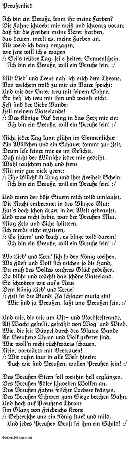 Die Deutsche Nationalhymne