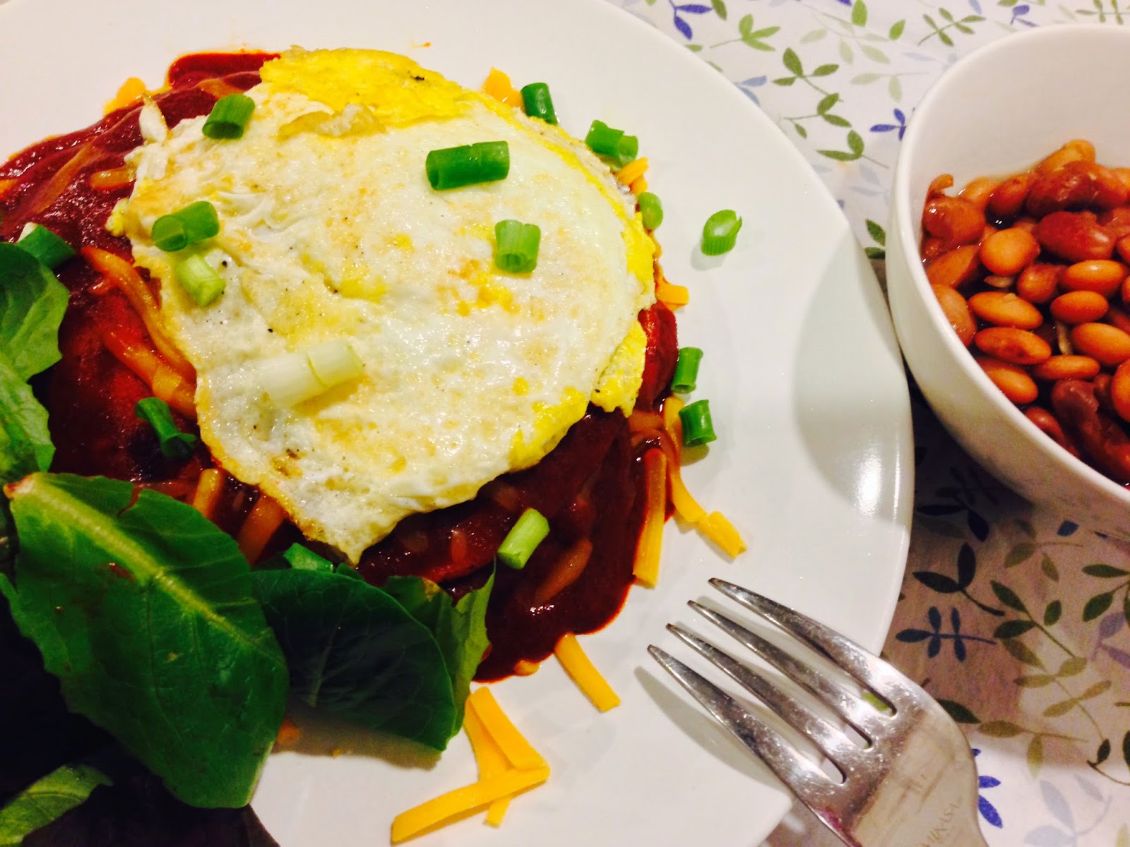 It's all good. Enchiladas and Red Enchilada Sauce