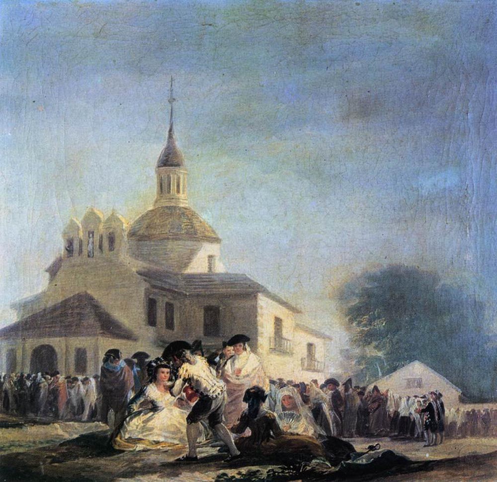 Francisco  Goya  pilgrimage to the church of san isidro 
