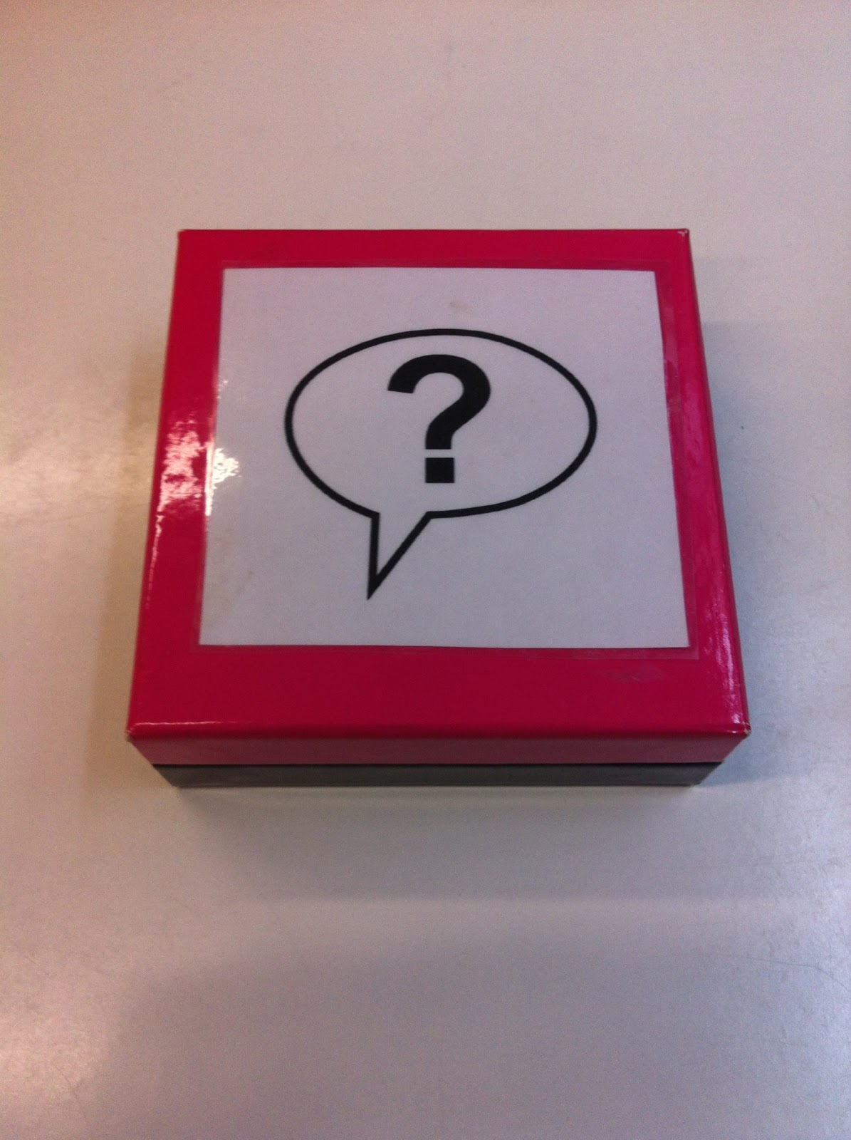 La clase de hablar La caja de las preguntas