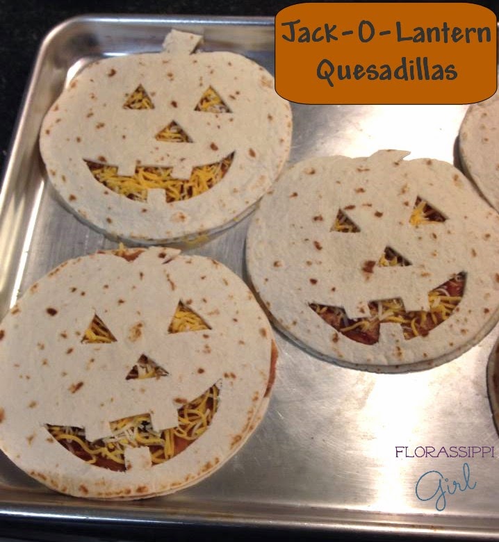 Florassippi Girl JackOLantern Quesadillas