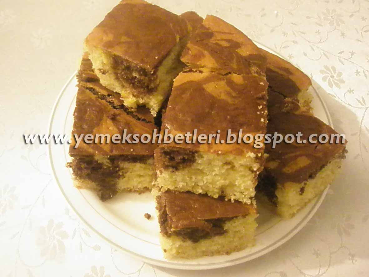 Yemek Sohbetleri İki Renk Kakaolu Kek…