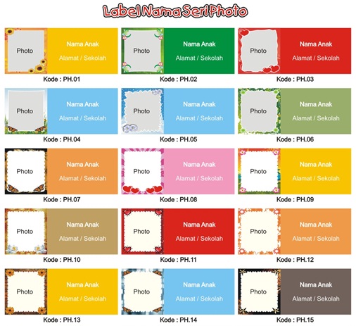 STIKER LABEL NAMA Kumpulan Kreasi STIKER LABEL NAMA Kumpulan Kreasi
