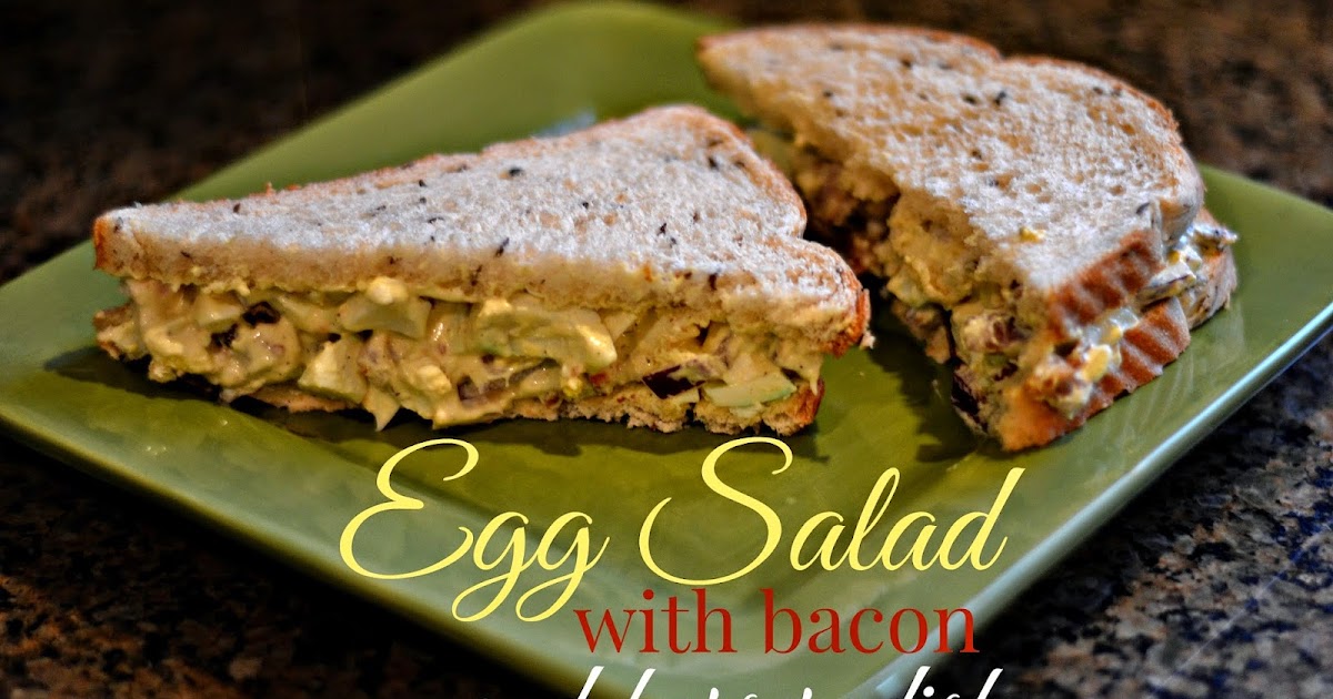 Thrifty Artsy Girl Egg Salad with Bacon and Horseradish