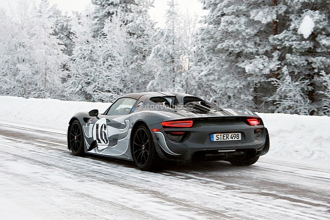 Spyshots: Porsche 918 Spyder Winter Testing Spyshots: Porsche 918 Spyder Winter Testing