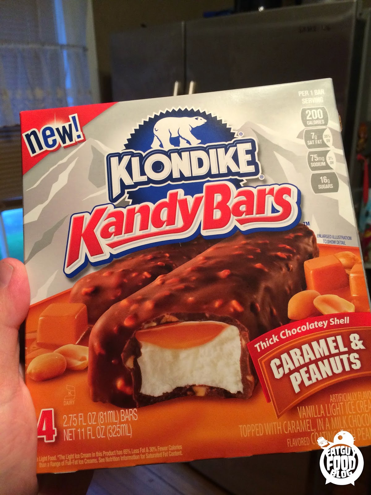 FATGUYFOODBLOG Klondike Kandy Bars Cookies & Cream and Caramel & Peanutes