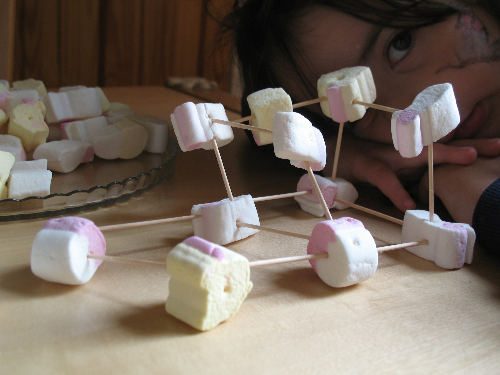 Smiling like Sunshine Marshmallow and toothpick sculptures