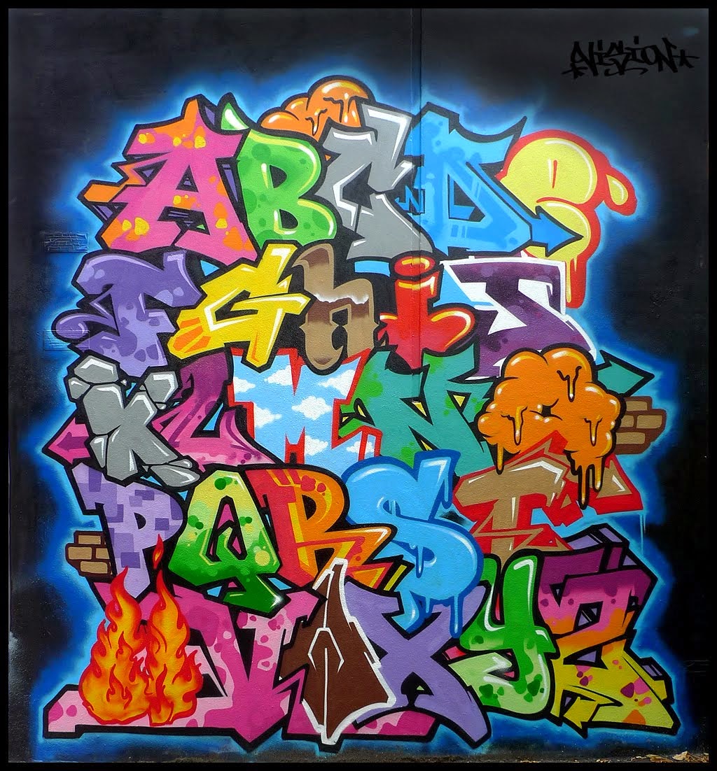 Distortclut Graffiti Alphabet Letter K Sketches