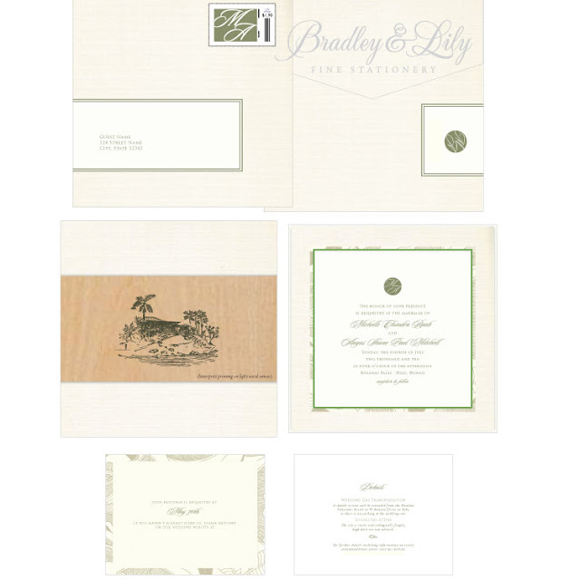 Architectural Rendering Wedding Invitation Suite Bradley & Lily Fine