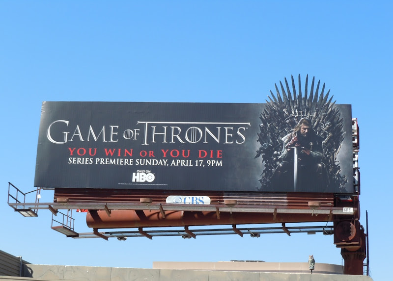 Game of Thrones TV billboard