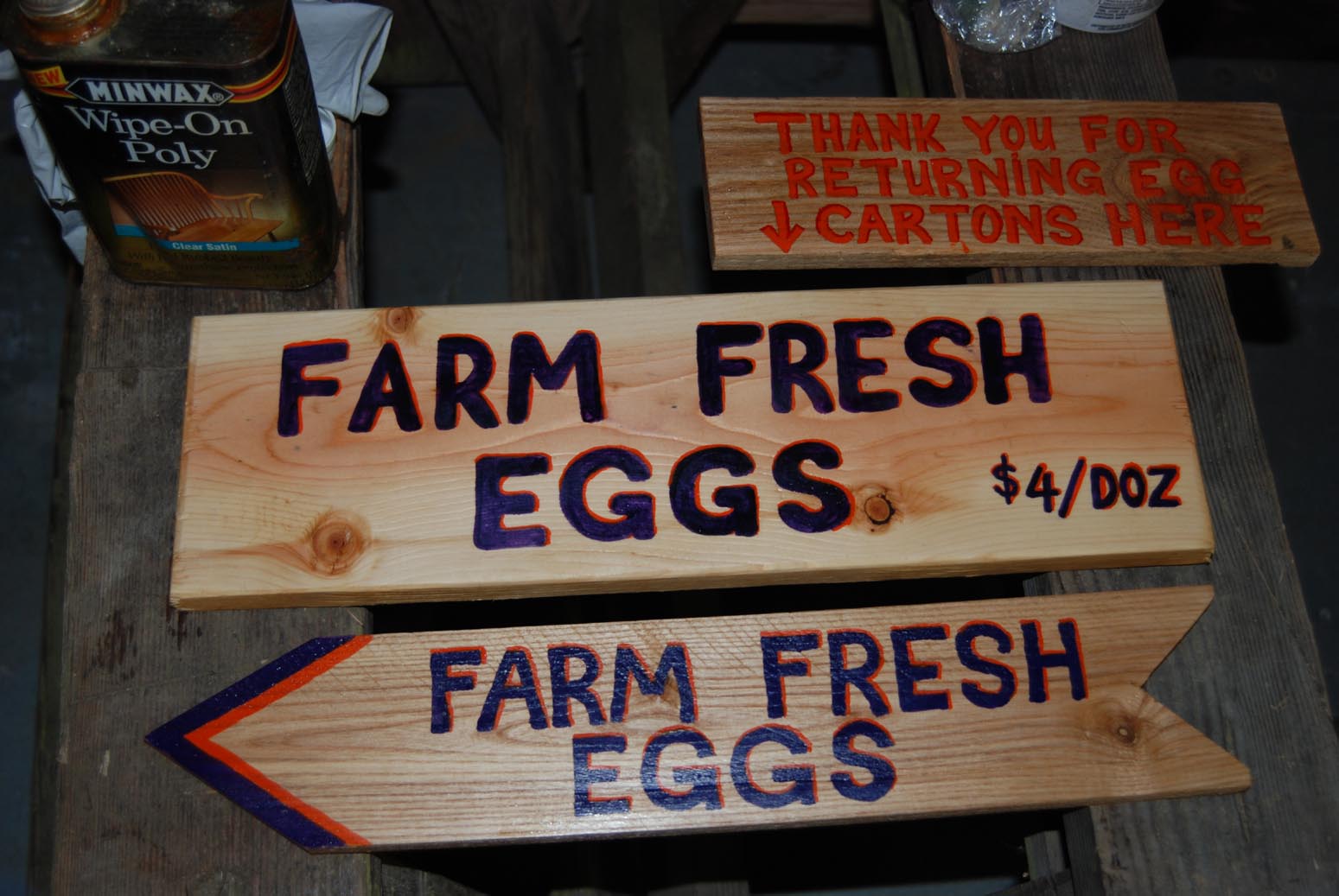 Applegarth Farm Egg Selling Stand
