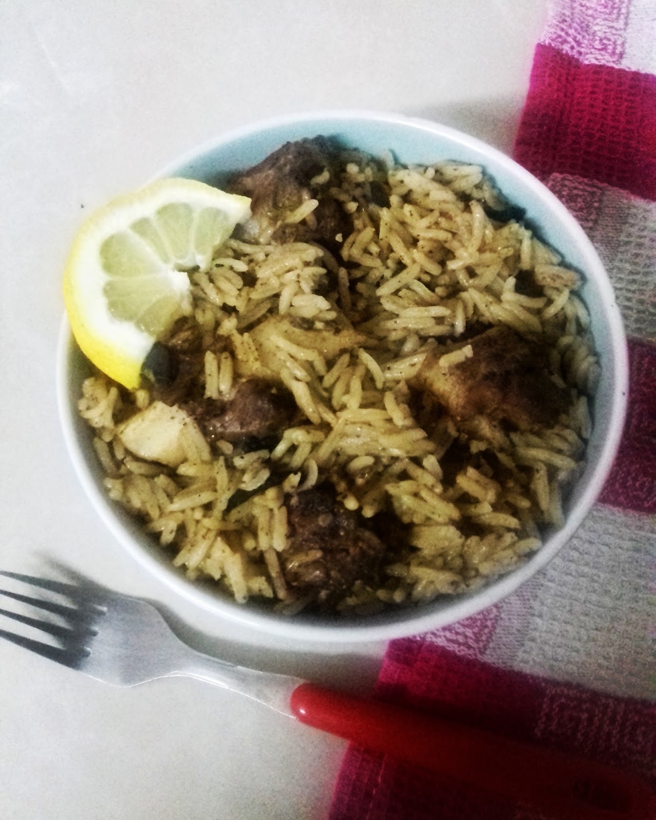GOAT MEAT PILAU (PILAU MBUZI)