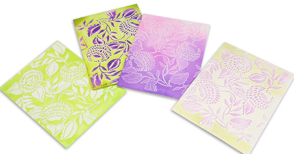 Sizzix Die Cutting Inspiration and Tips Die Cutting Paper Textured Impression Brayer Technique