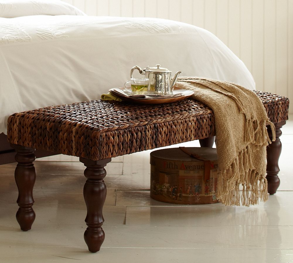 Pottery Barn Seagrass Bench copycatchic