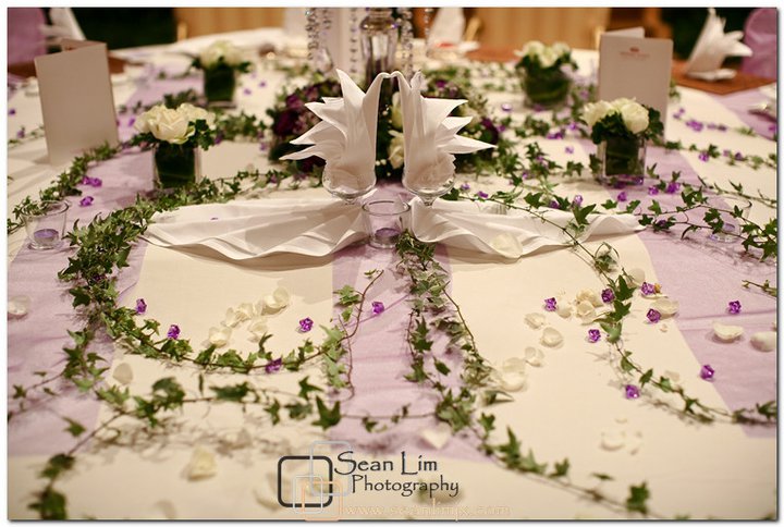 Cues Creation Providing Chair Tie Back And Table Runner