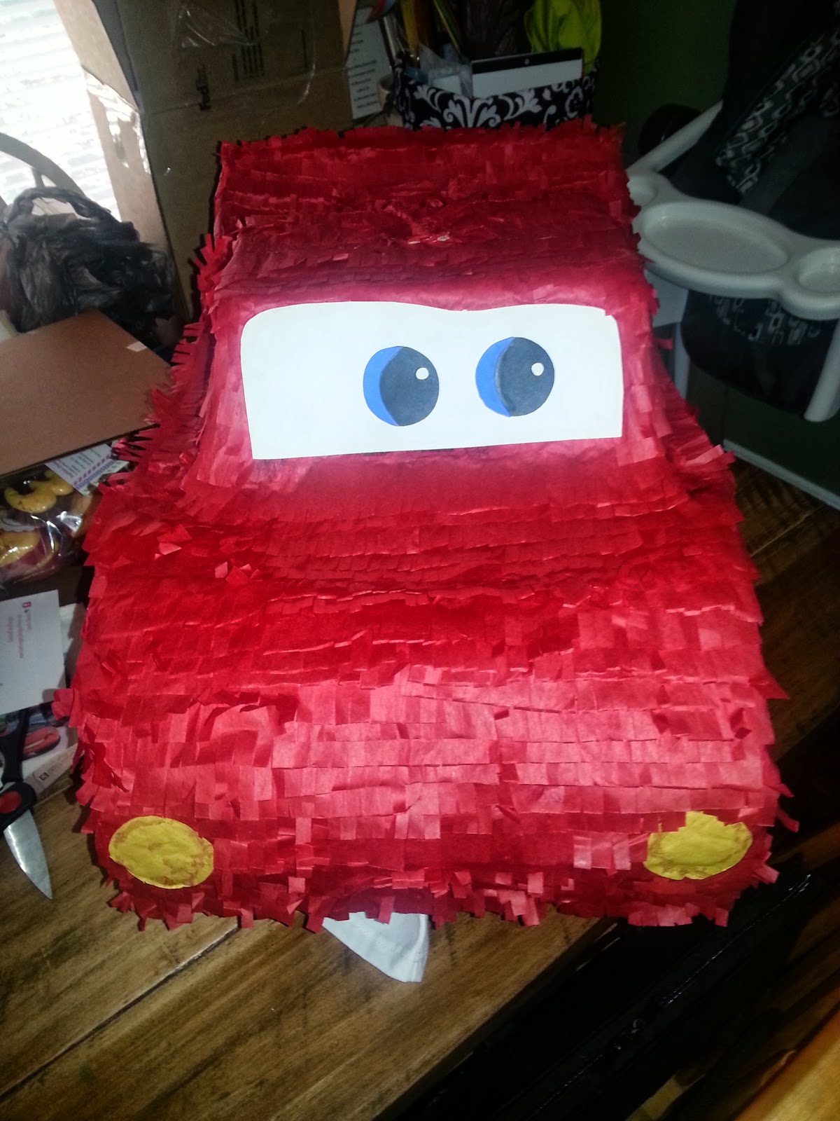 Ana Isabel Creations Lightning McQueen Pinata Review Mommy's Block