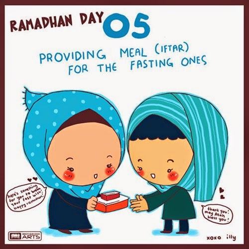 Gambar Kartun Ramadhan Lucu Kisah di Sepuluh Hari Pertama