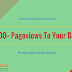 3 Proven Experimental  Fact to Drive 1000+ PageViews to Your Blog Per Day.