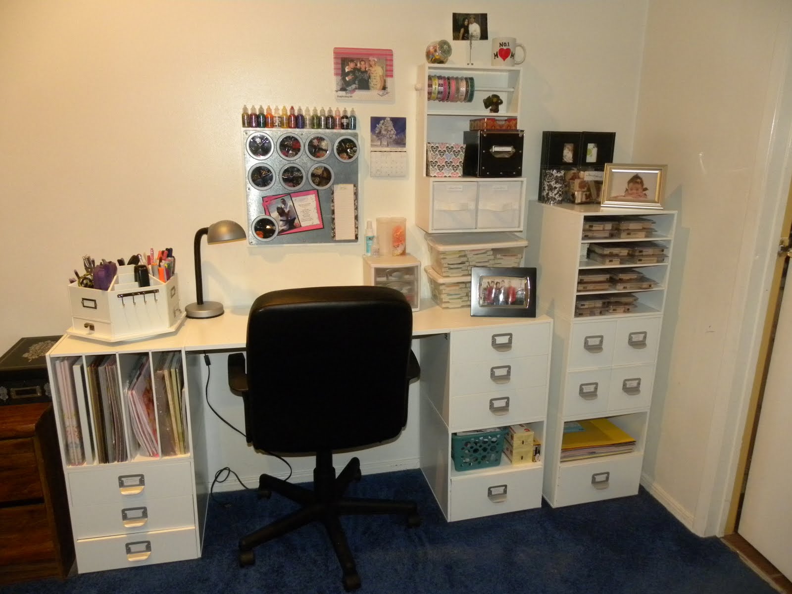 Scrappin Time With Bec My Scrap Desk/ Area )